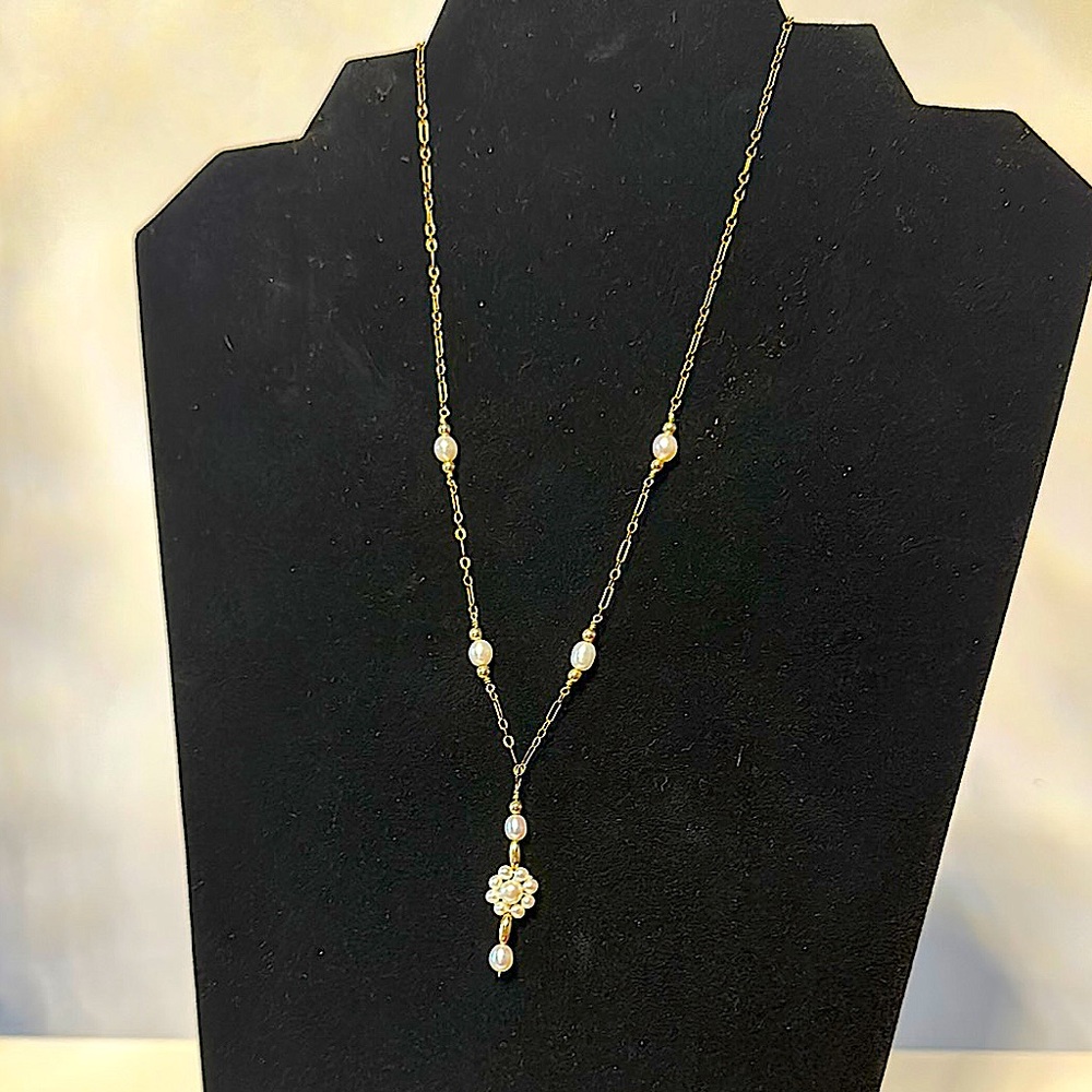 14ktGF Baroque Pearl Necklace
